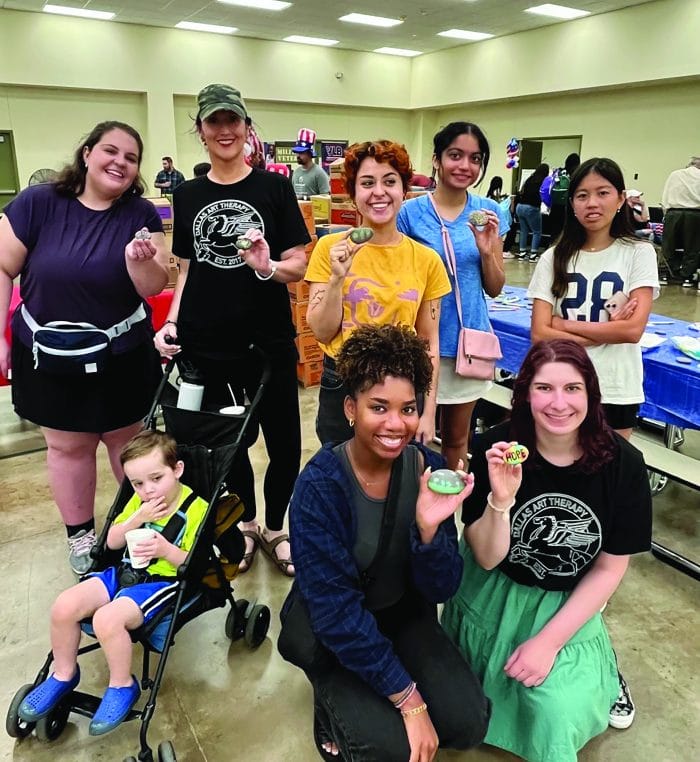 DAT volunteers at Back to School event for veterans' families