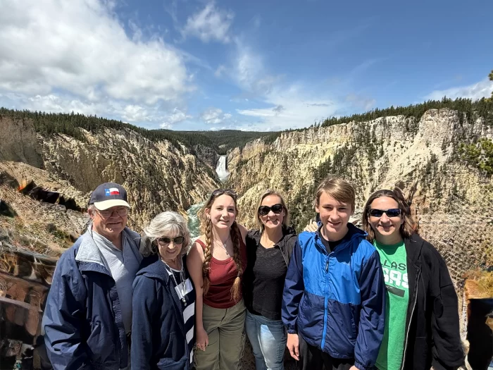 This photo fits well in a dedicated feature on local families, travel, or reader-submitted content.