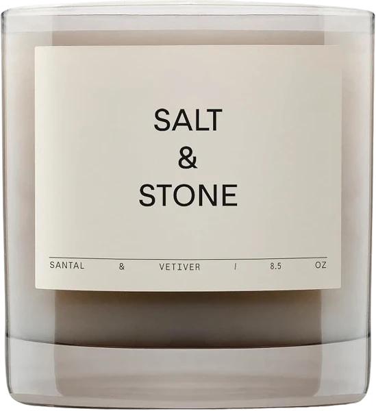 Salt and Stone Candle